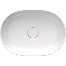 Duravit Luv umywalka 50x35 cm nablatowa owalna WonderGliss biała 03795000001