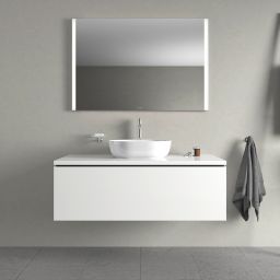 Duravit Luv umywalka 50x35 cm nablatowa owalna WonderGliss biała 03795000001