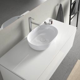 Duravit Luv umywalka 50x35 cm nablatowa owalna WonderGliss biała 03795000001