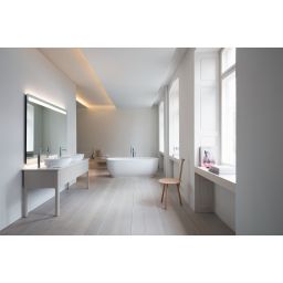 Duravit Luv umywalka 60x40 cm nablatowa owalna WonderGliss biała 03796000001