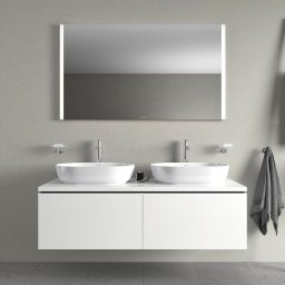 Duravit Luv umywalka 60x40 cm nablatowa owalna WonderGliss biała 03796000001