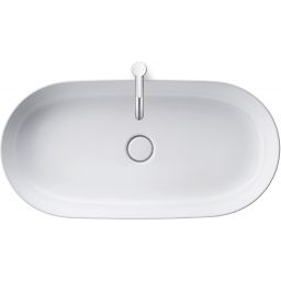 Duravit Luv umywalka 80x40 cm nablatowa owalna biała 0379800000
