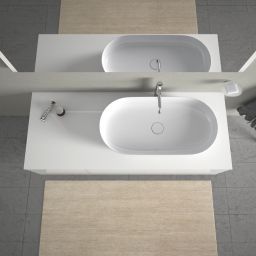 Duravit Luv umywalka 80x40 cm nablatowa owalna biała 0379800000