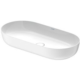Duravit Luv umywalka 80x40 cm owalna nablatowa biały półmat 0379802600