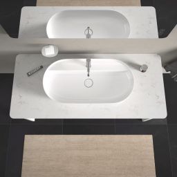 Duravit Luv umywalka 80x40 cm nablatowa owalna biała 0380800000