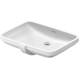 Duravit No.1 umywalka 58,5x44,5 cm podblatowa prostokątna biała 03955500282