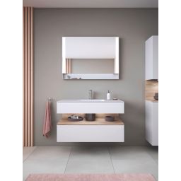 Duravit Qatego umywalka 48x32 cm podblatowa prostokątna biały połysk 0398480028