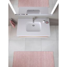 Duravit Qatego umywalka 48x32 cm podblatowa prostokątna biały połysk 0398480028