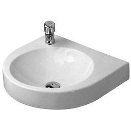 Duravit Architec umywalka 57,5x52 cm ścienna półokrągła biała 0449580009