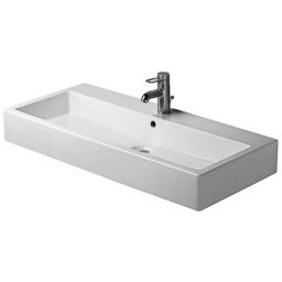Duravit Vero umywalka 100x47 cm prostokątna meblowa biała 0454100000