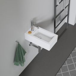 Duravit Vero umywalka 45x25 cm ścienna prostokątna biała 0702250000