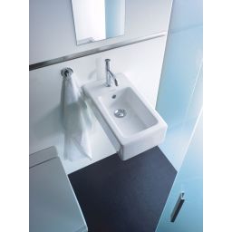 Duravit Vero umywalka 45x25 cm ścienna prostokątna biała 0702250000