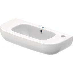 Duravit D-Code umywalka 50x22 cm ścienna półokrągła biała 07065000082