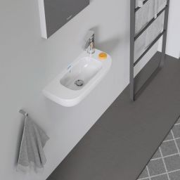 Duravit D-Code umywalka 50x22 cm ścienna półokrągła biała 07065000082