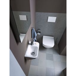 Duravit DuraStyle umywalka 36x22 cm ścienna półokrągła biała 0713360000