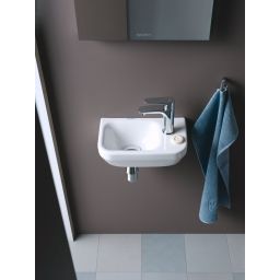 Duravit DuraStyle umywalka 36x22 cm ścienna półokrągła biała 0713360000