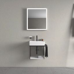 Duravit DuraSquare umywalka 45x35 cm meblowa prostokątna WonderGliss biała 07324500411