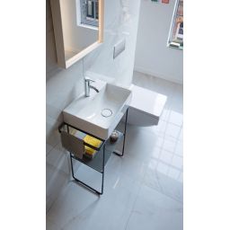 Duravit DuraSquare umywalka 45x35 cm meblowa prostokątna WonderGliss biała 07324500411