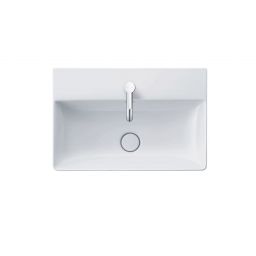 Duravit DuraSquare umywalka 45x35 cm szlifowana prostokątna biała 0732450071