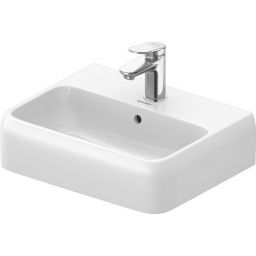Duravit Qatego umywalka 45x35 cm prostokątna nablatowa biała 0746450000
