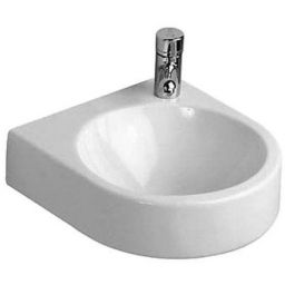 Duravit Architec umywalka 36x38 cm ścienna półokrągła biała 0766350008