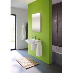 Duravit D-Code umywalka 60x46 cm ścienna półokrągła biała 23106000002