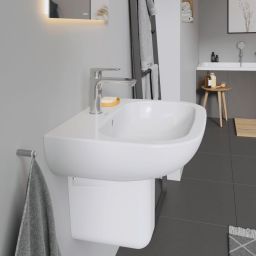 Duravit D-Code umywalka 60x46 cm ścienna półokrągła biała 23106000002