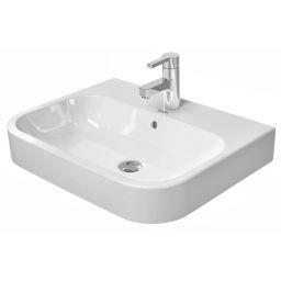 Duravit Happy D.2 umywalka 60x46 cm nablatowa półokrągła biała 2315600000
