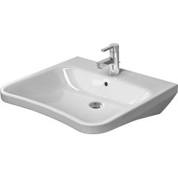 Duravit DuraStyle umywalka 65x57 cm prostokątna ścienna dla niepełnosprawnych biała 2329650000