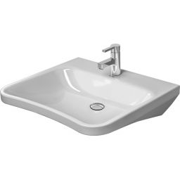 Duravit DuraStyle umywalka 65x57 cm prostokątna ścienna dla niepełnosprawnych biała 2330650000