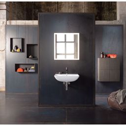 Duravit ME by Starck umywalka 65x49 cm ścienna prostokątna biała 2335650000
