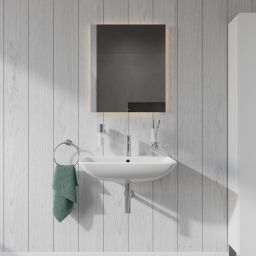 Duravit ME by Starck umywalka 65x49 cm ścienna prostokątna biała 2335650000