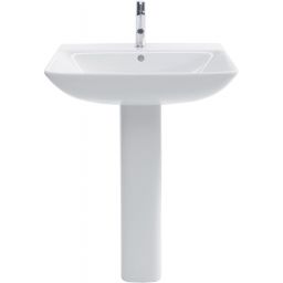 Duravit ME by Starck umywalka 65x49 cm ścienna prostokątna biała 2335650000