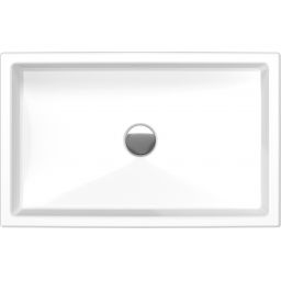 Duravit Vero Air umywalka 60x38 cm nablatowa prostokątna WonderGliss biała 23516000001