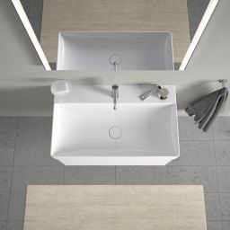 Duravit DuraSquare umywalka 80x47 cm meblowa prostokątna biała 2353800041