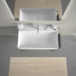 Duravit DuraSquare umywalka 80x47 cm meblowa prostokątna biała 2353800041