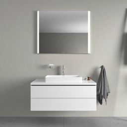 Duravit DuraSquare umywalka 60x34.5 cm nablatowa prostokątna biała 2355600000