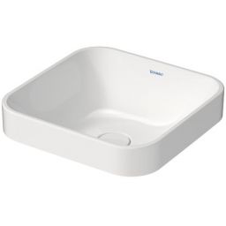 Duravit Happy D.2 umywalka 40x40 cm kwadratowa nablatowa biała 2359400000