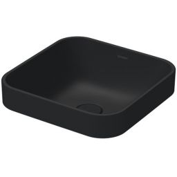 Duravit Happy D.2 umywalka 40x40 cm kwadratowa nablatowa antracyt 2359401300
