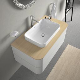 Duravit Happy D.2 umywalka 60x40 cm prostokątna nablatowa biała 2359600000