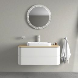 Duravit Happy D.2 umywalka 60x40 cm prostokątna nablatowa biała 2359600000