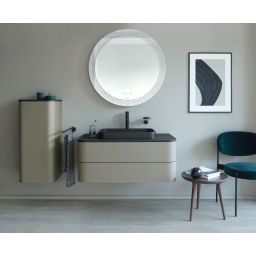 Duravit Happy D.2 umywalka 60x40 cm prostokątna nablatowa antracyt 2359601300