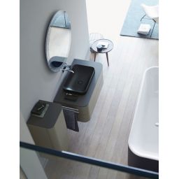 Duravit Happy D.2 umywalka 60x40 cm prostokątna nablatowa antracyt 2359601300