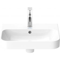 Duravit Happy D.2 umywalka 50x40 cm prostokątna nablatowa biała 2360500000