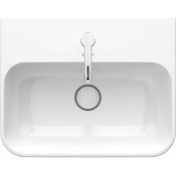 Duravit Happy D.2 umywalka 50x40 cm prostokątna nablatowa biała 2360500000
