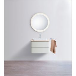 Duravit Happy D.2 umywalka 50x40 cm prostokątna nablatowa biała 2360500000