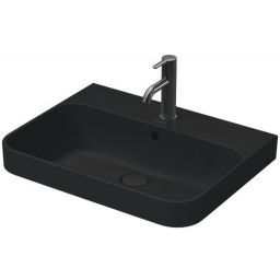 Duravit Happy D.2 umywalka 60x46 cm prostokątna nablatowa antracyt 2360601300