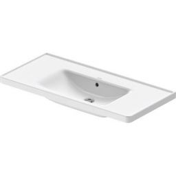 Duravit D-Neo umywalka 100,5x48 cm prostokątna meblowa biała 2367100060