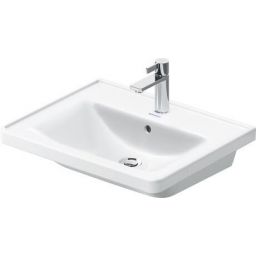 Duravit D-Neo umywalka 60x48 cm prostokątna meblowa biała 2367600060