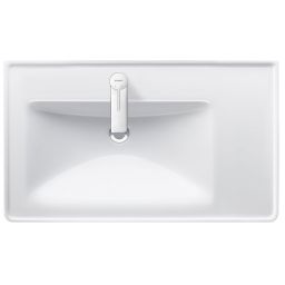 Duravit D-Neo umywalka 80x48 cm meblowa lewa biała 2369800000